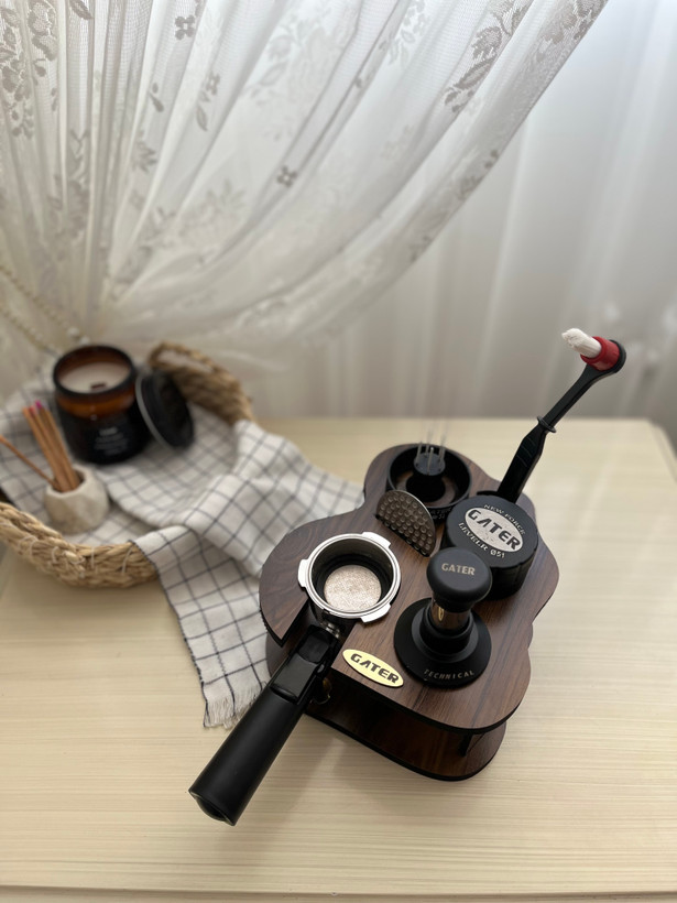 ست تجهیزات کافی بار استند دفرمه چوبی